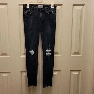 PAIGE Verdugo Distressed Ankle Jeans- size 29(6-8)-NWOT- excellent condition